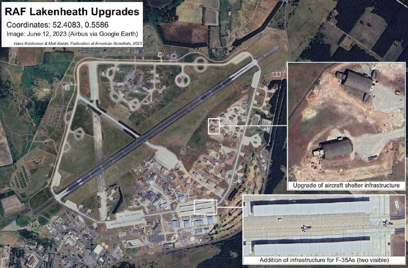 🇺🇸🇪🇺🇬🇧Federace amerických vědců odhaduje, že na šesti leteckých základnách...