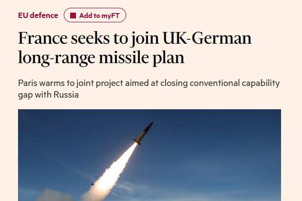 Francie chce společně s Německem a Velkou Británií vyvinout rakety dlouhého doletu pro údery ... Francie chce společně s Německem a Velkou Británií vyvinout rakety dlouhého doletu pro údery ...