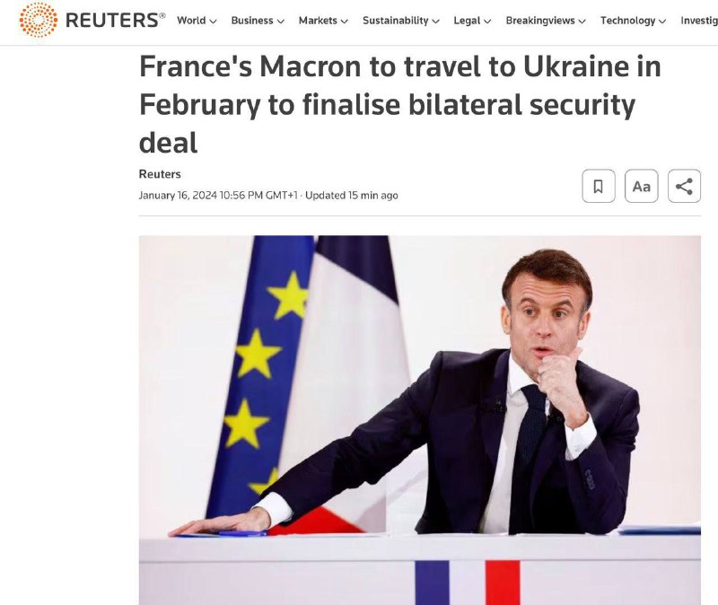 Francie dodá Ukrajině dalších 40 raket dlouhého doletu a stovky bomb a také v únoru podepíš...