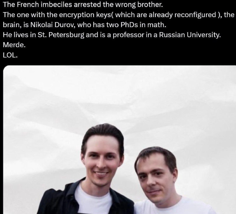 ❗️🇫🇷Francouzští imbeciliové zatkli nesprávného bratra..?!Ten s šifrovacími klí...
