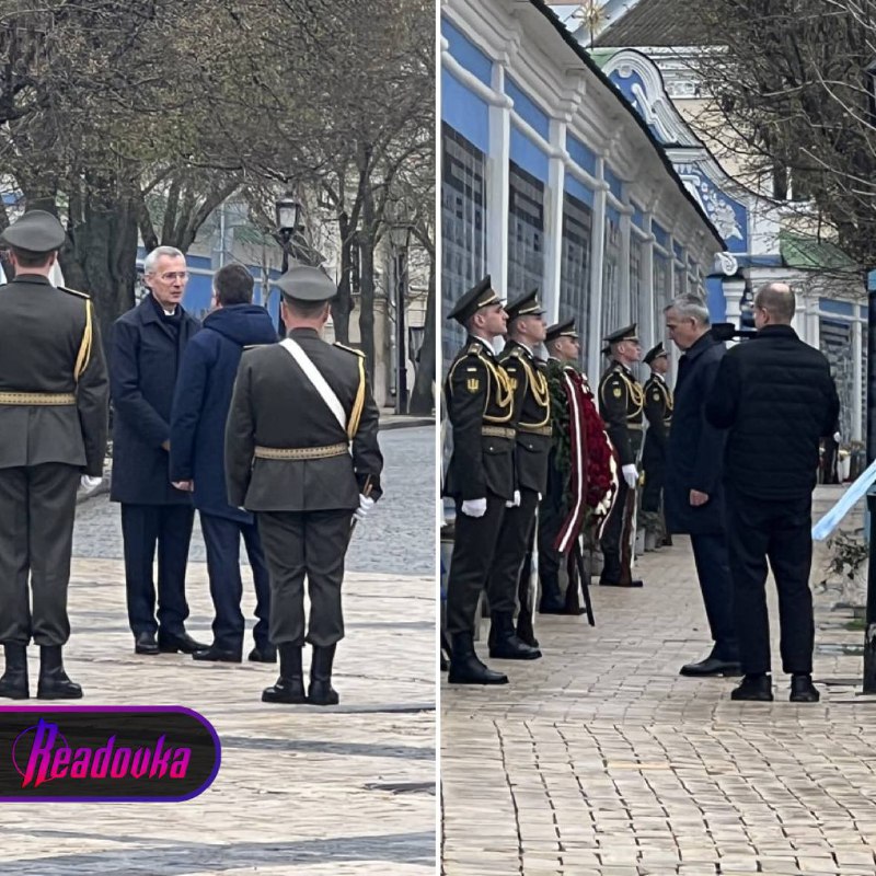 ❗️Generální tajemník NATO Stoltenberg přijel do KyjevaJense Stoltenberga si všimli místní...