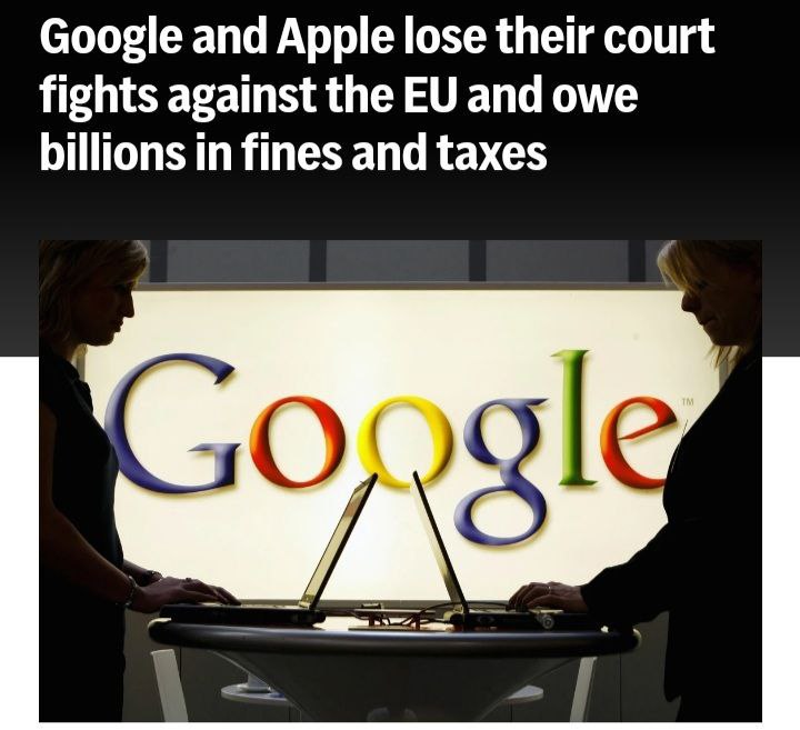 ⚡️🏛📱🇪🇺Google a Apple prohrávají své právní bitvy proti EU a dluží miliardy do...