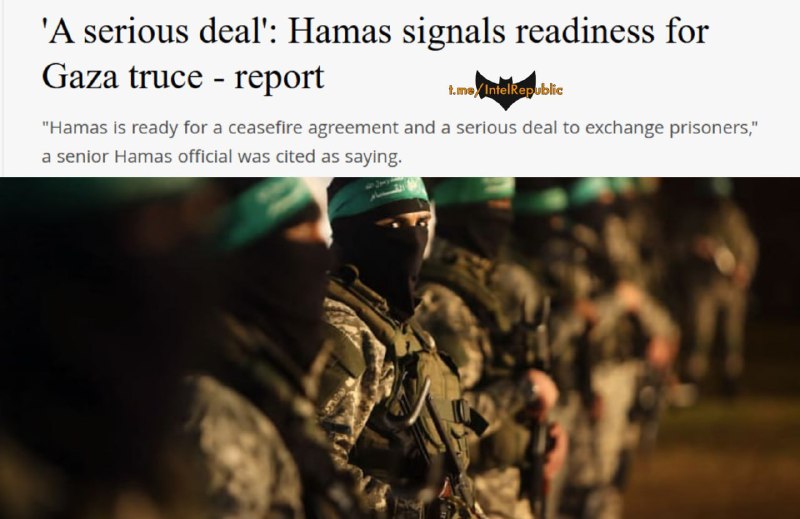 🇵🇸🇮🇱 HAMAS PŘIPRAVEN NA VÁŽNOU DOHODU O PŘÍMĚŘI v Gaze, říká vysoký představ...