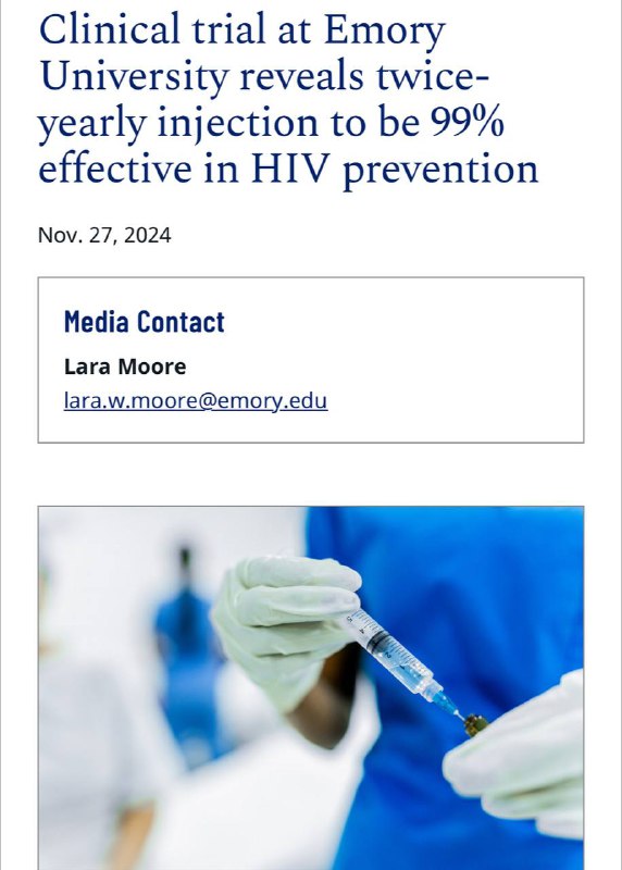 HIV je poražen - lék lenacapavir úspěšně prošel všemi testy a ukázal 99% účinnost.Pouze 2...