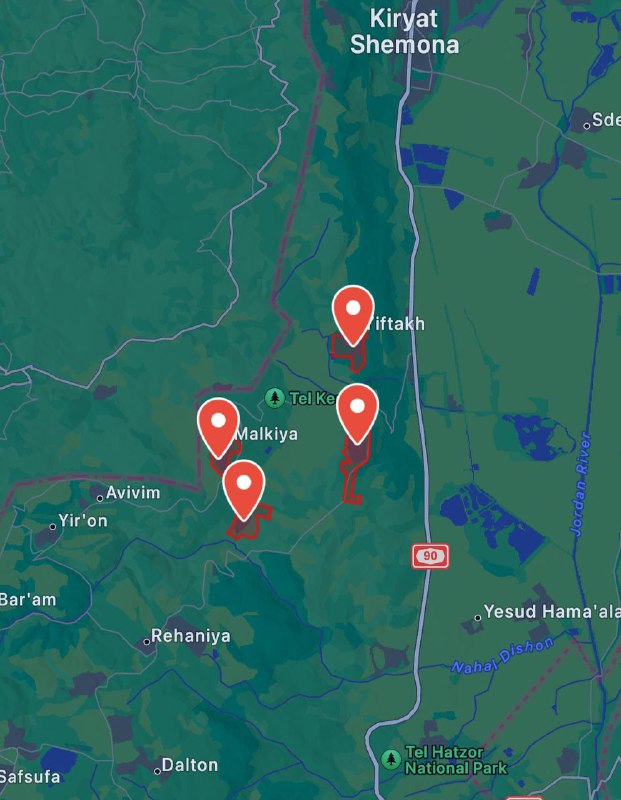 🇮🇷⚔️ 🇮🇱 Hizballáh se zaměřuje na Kirjat Šmona, jeho okolí a koncentrace nepřá...