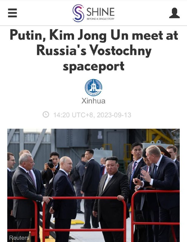 📺Hlavním tématem všech světových médií je setkání Putina a Kim Čong-una na kosmodromu V...