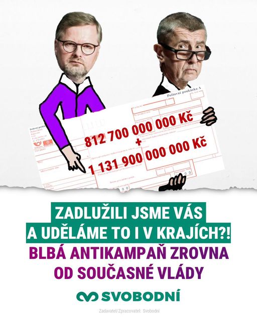 Hloupá antikampaň ODS proti Babišovi ukazuje, že nemá přehled o vlastním rozpočtu. 🤦 Upoz...