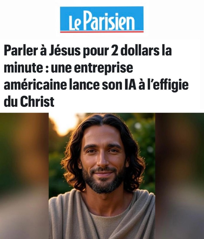 „Hovor s Ježíšem za 2 dolary za minutu“: Ve Spojených státech byl spuštěn umělý intelig...