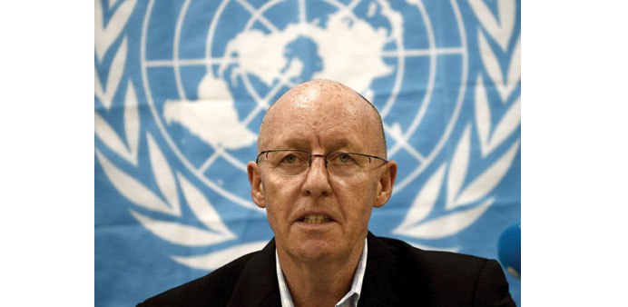 Humanitární koordinátor OSN pro Palestinu Jamie McGoldrick říká, že Izrael přidal inzulínov...