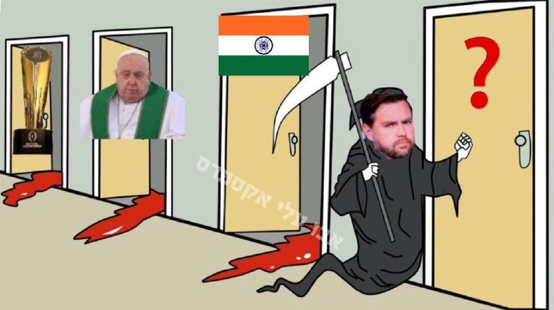 🇺🇸Internetový meme:„Viceprezident Spojených států,"J.D. Vance působí ve světě z...