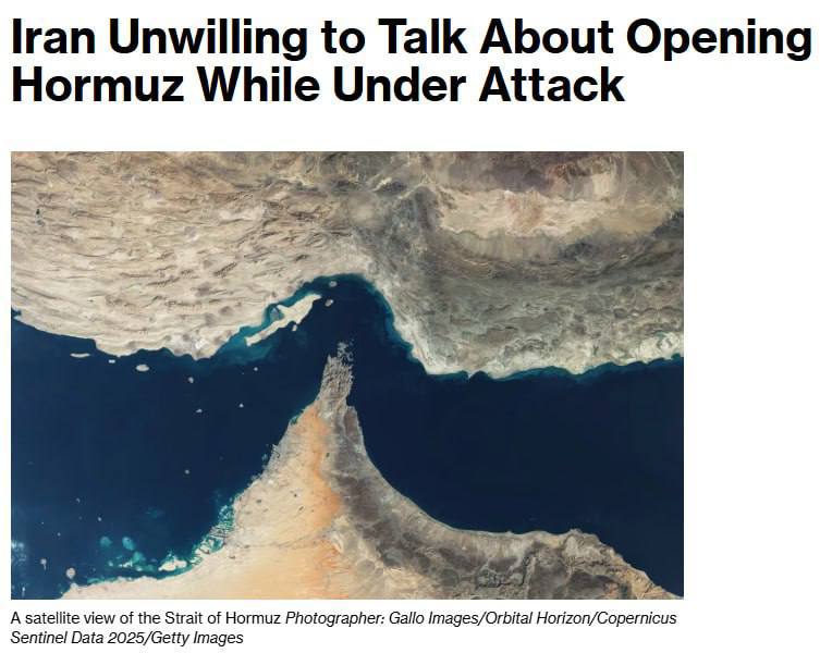 ⏺️Írán odmítá diskutovat o Hormuzském průlivu za útoků - Bloomberg🗣Teherán přímo ?... ⏺️Írán odmítá diskutovat o Hormuzském průlivu za útoků - Bloomberg🗣Teherán přímo ?...