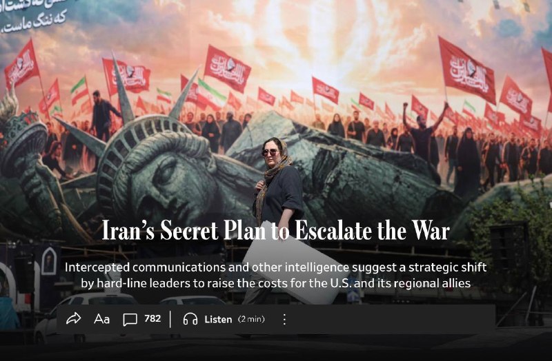 ‼️🇮🇷🇺🇸 Írán se připravuje na novou rozsáhlou fázi války – WSJ▪️Teherán ...