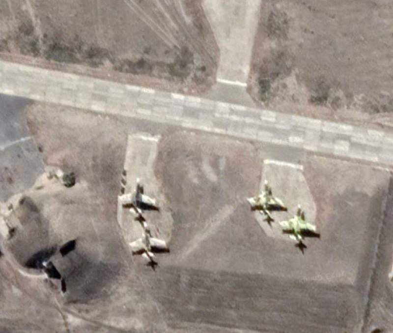 Iránske kanály Telegram zverejňujú satelitné snímky leteckej základne Kurdamir v Azerbajdžan...