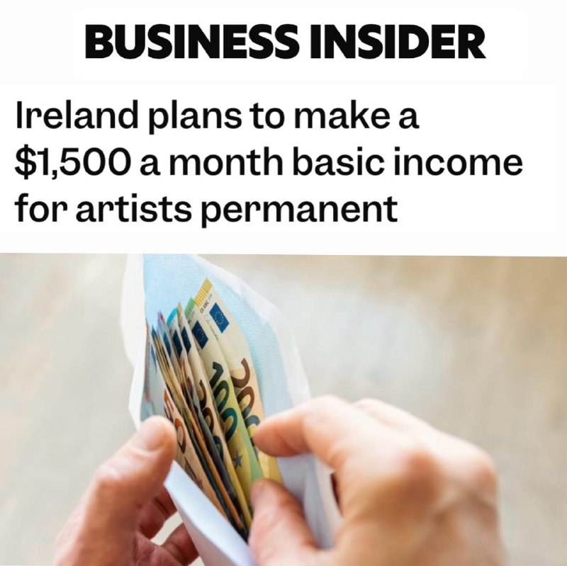 „Irsko plánuje učinit základní příjem pro umělce trvalým – 1500 dolarů měsíčně“: ...