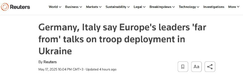 🇮🇹🇩🇪Italská premiérka Giorgia Meloniová a německý kancléř Friedrich Merz včera v... 🇮🇹🇩🇪Italská premiérka Giorgia Meloniová a německý kancléř Friedrich Merz včera v...