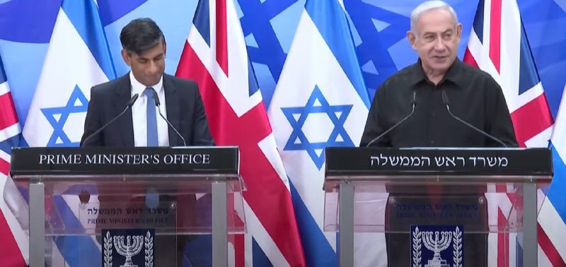 🇬🇧🇮🇱Izraelský premiér Netanjahu uvedl, že Izrael potřebuje britskou podporu ve válc...