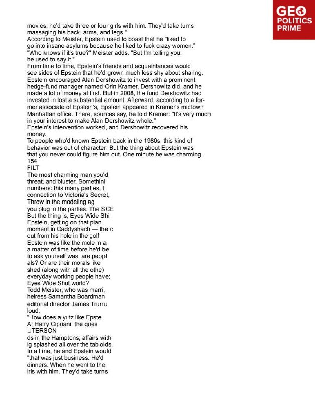 Jak Epstein využíval psychiatrické kliniky k získávání dívekŠokující svědectví manažer...