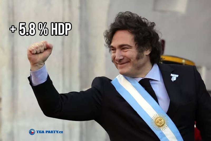 Javier Milei ukazuje, jak se dává země dohromady. ✅