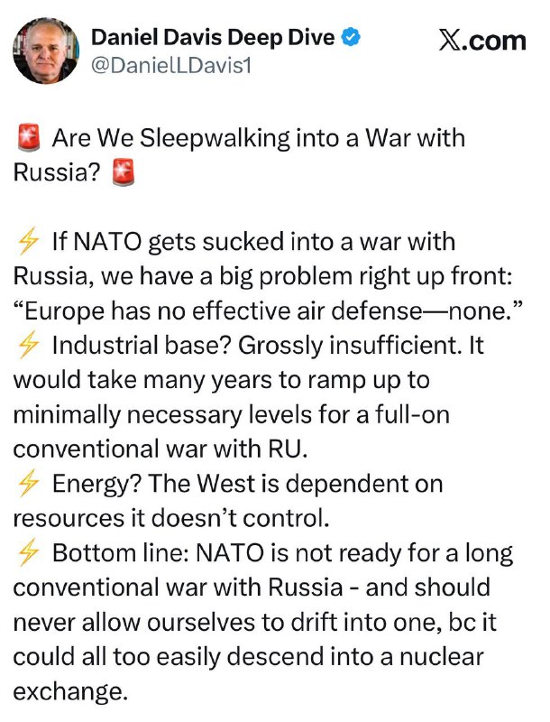 Jdeme jako lunatici do války s Ruskem?✔️Pokud bude NATO zataženo do války s Ruskem, okamžit?... Jdeme jako lunatici do války s Ruskem?✔️Pokud bude NATO zataženo do války s Ruskem, okamžit?...