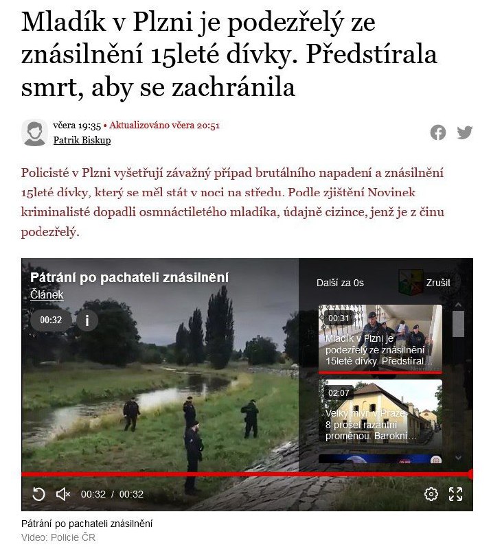 🇨🇿Je snad něco špatně, Novinky? Na českém mainstreamovém médiu Novinky.cz byly zavřeny...