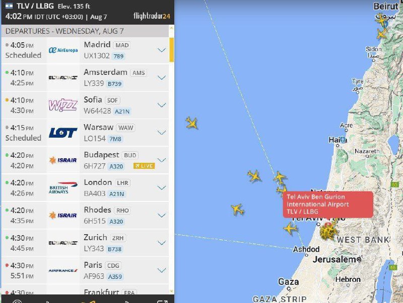 🇮🇱 Jedenáct evropských letadel dnes přistálo na letišti Ben Gurion v Tel Avivu a odstarto...