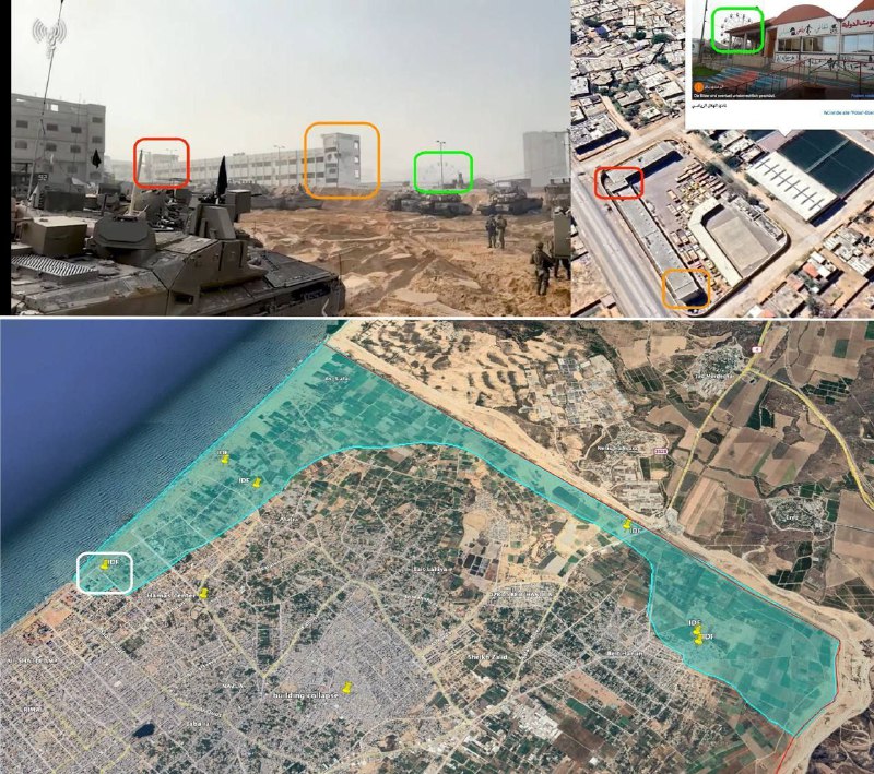 Jednotky izraelské armády dosáhly západního okraje města Gaza.#Gaza@new_militarycolumnist