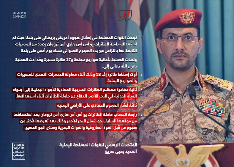 ⚡️ 🪖 🇾🇪🇺🇸 Jemenská skupina Houthi se přihlásila k odpovědnosti za sestřelen?...