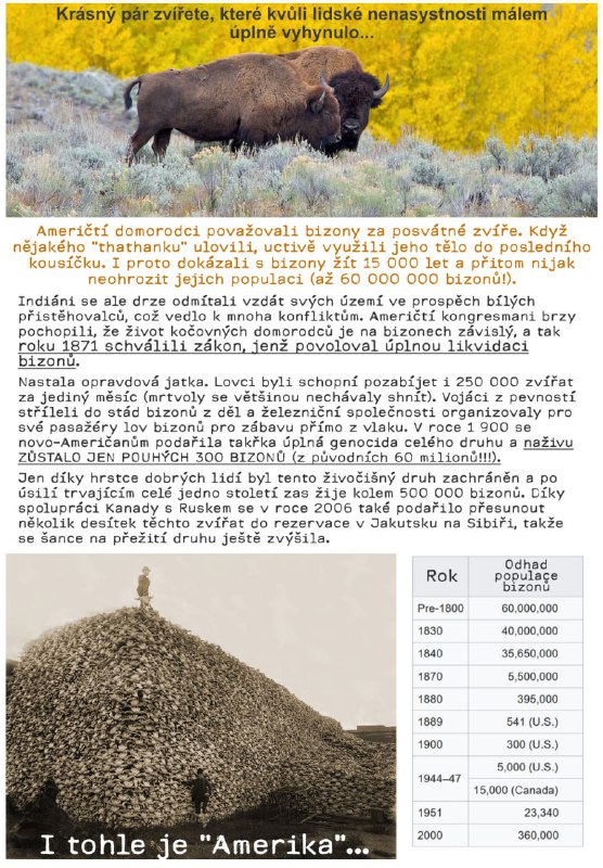 Jen taková zajímavost z minulosti. Některé skupiny lidí prostě svoje myšlení nedokáží zm?...