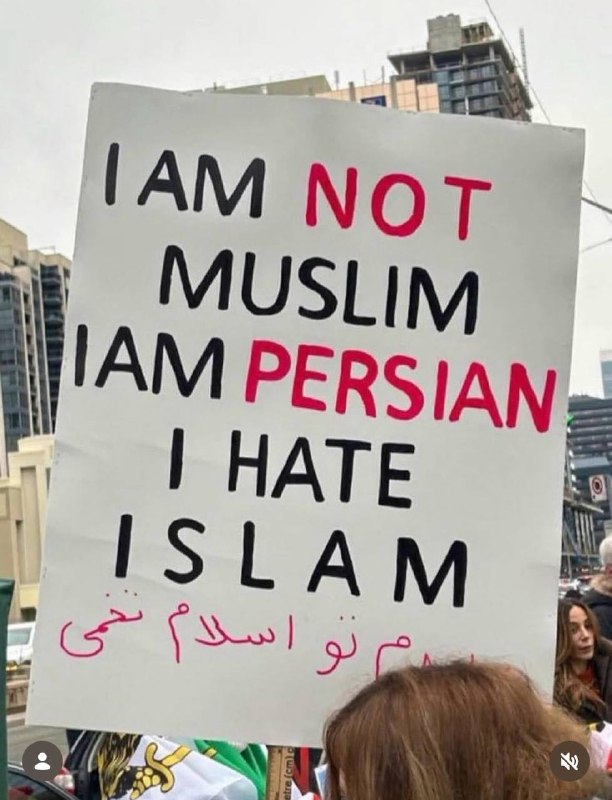 Jsem peršanka ne muslimka. Nenávidím islám!