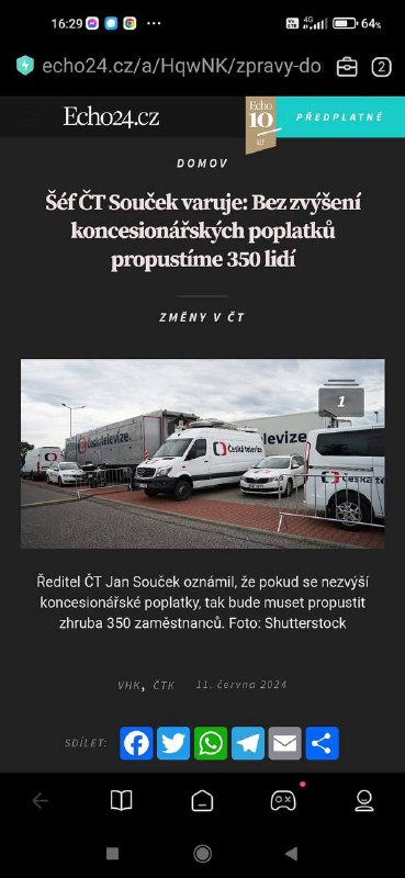 Jsem ZA propustit všechny 💪👍, nejenom 350 lidí ‼️Celou Českou televizi je nutné nahrad...