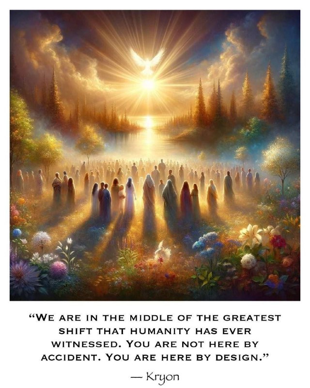 ✨Jsme uprostřed velké změny, kterou lidstvo nikdy nevidělo..Nejsi tu náhodou..Jsi tu záměrn...