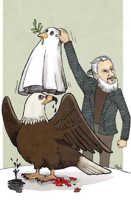 Julian Assange ukazuje skutečnou tvář země, která káže světový mír... Kterápak země to a...