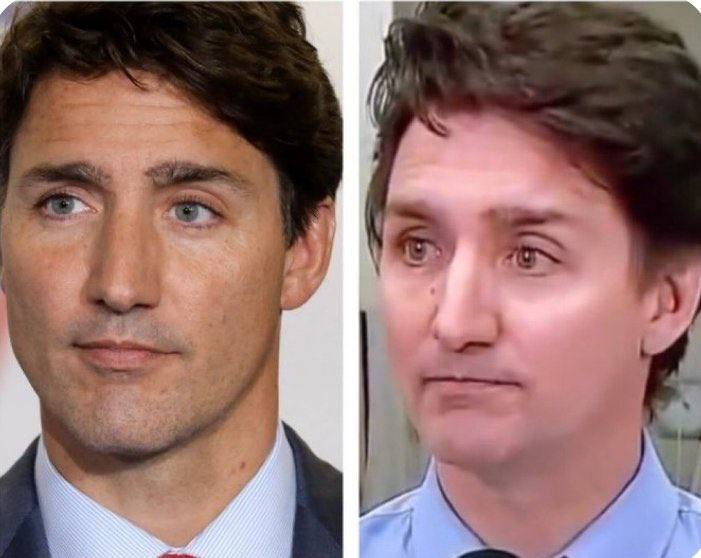 Justin Trudeau ma podle nekterych zprav po tzv. ockovani proti tzv. c19 turborakovinu. Vpravo aktual...