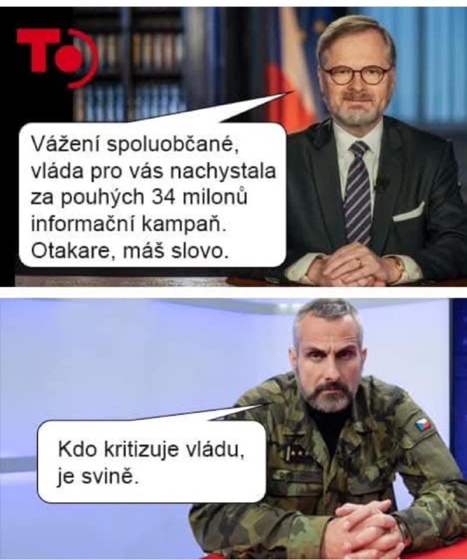 Kampaň za 34 miliónů korun, shrnuto do jednoho obrázku. Podotýkám, že je to blbost za 34 mili...