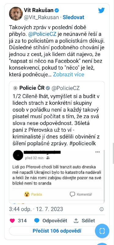 (KLIK NA OBRÁZEK)⤴️ 🇨🇿Lidem je potřeba dát najevo, že pokud napíšou na Facebooku zje...