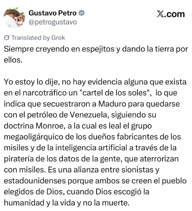 Kolumbijský prezident Petro – nazval obvinění ze strany Trumpa důsledkem „senilní demence?...