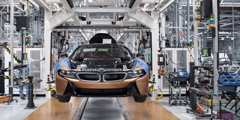 Krize v německém průmyslu: automobilový průmysl byl hlavním důvodem poklesu.Průmyslová výr...