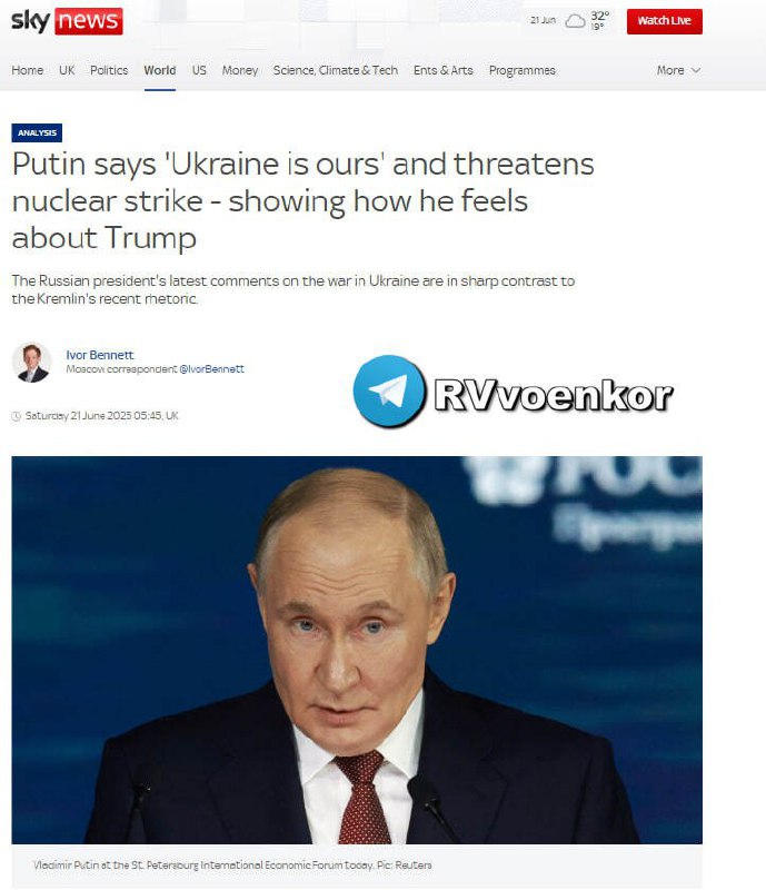 Kyjev by měl uznat výsledky referend ve čtyřech regionech, — PutinKlíčové body z Putinovýc...