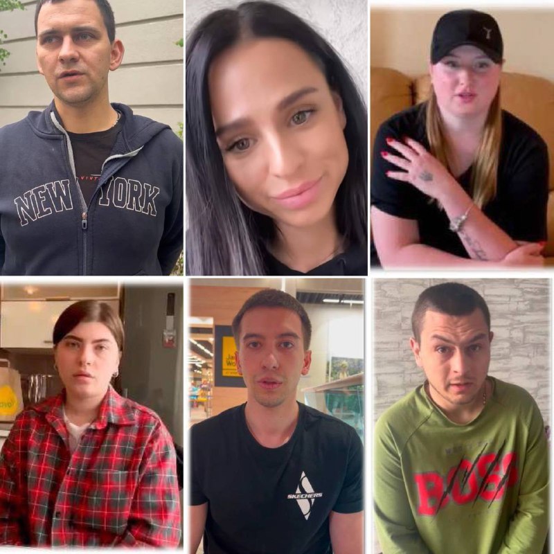 Kyjevští blogeři Evgeny Kazimirenko, Inna Chernovetskaya, Bogdan Sych, Lyudmila Nuzhna, Roman Mag...