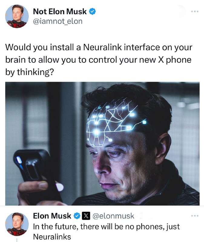 Lidé v budoucnu přestanou používat telefony, nahradí je mozkové implantáty NeuralinkTento ná...