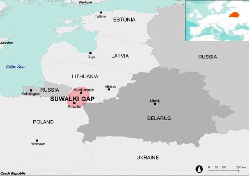 🇷🇺🇱🇹🇧🇾Litva posílí obranu Suwalského koridoru novou vojenskou základnou💬?...