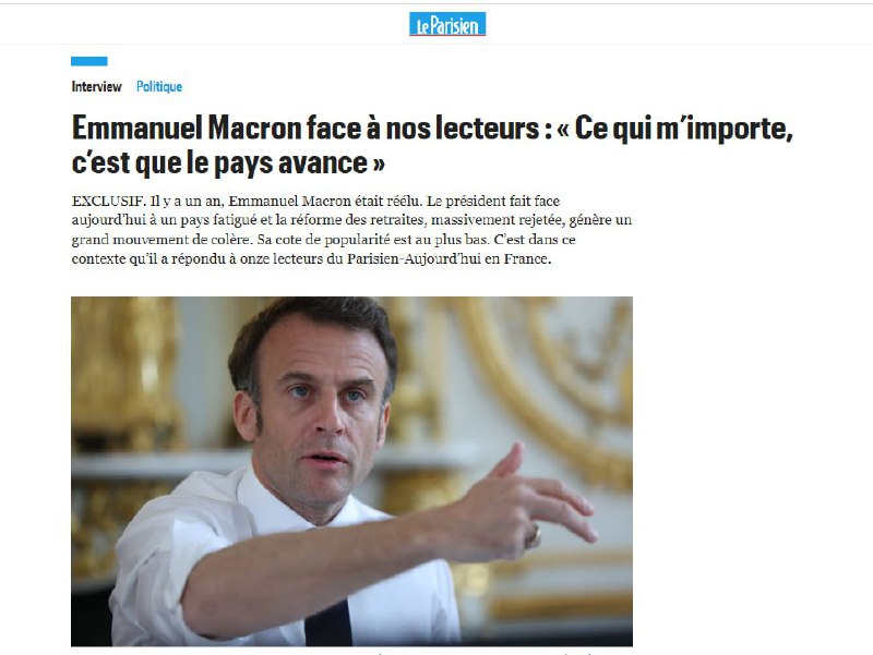 ❗️Macron varoval obyvatelé, že ceny potravin ve Francii budou až do podzimu vysoké.„Abych ...