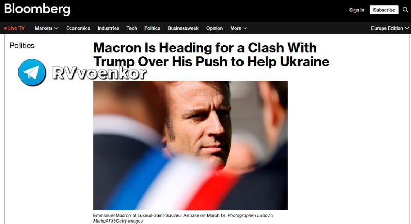 🇫🇷👊🇺🇸 Macronovy iniciativy na Ukrajině ho daly na kolizní kurz s Trumpem — Bloomb...