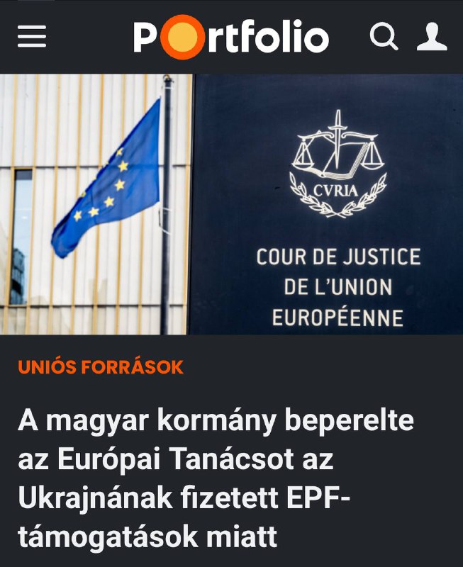 ‼️🇭🇺🇺🇦 Maďarsko podalo žalobu na Radu EU za vyplácení úroků Ukrajině z zmraze...