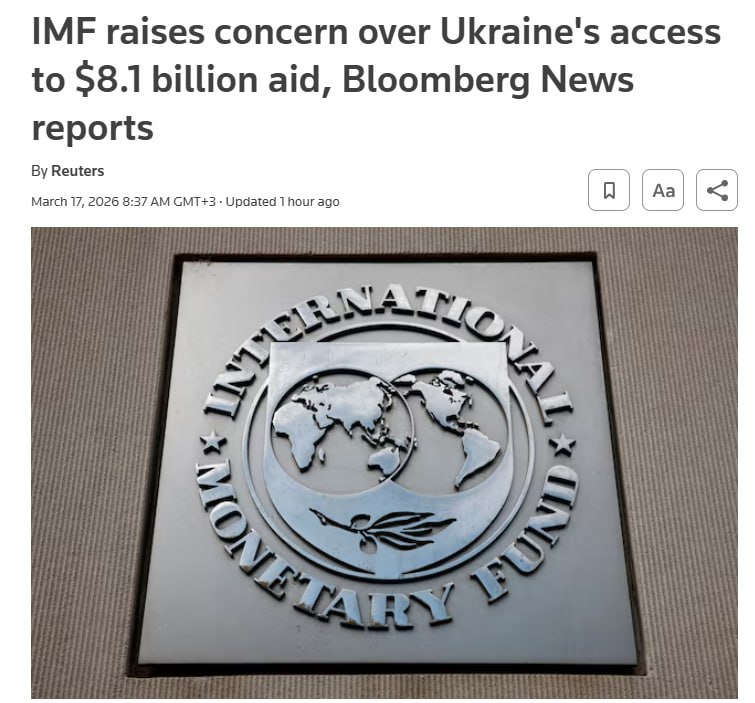 ‼️🇺🇦🏴‍☠️ Mezinárodní měnový fond dal Ukrajině čas do konce března na zvý?...