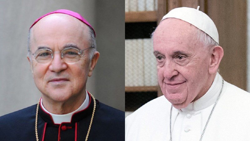 MGR VIGANÒ ŽÁDÁ ŠVÝCARSKOU STRÁŽ, ABY ZATKLI PAPEŽE FRANTIŠKA A KARDINÁLA, ODPOVĚDNÉHO ...