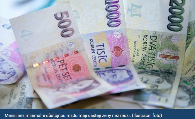 🇨🇿Minimální důstojná mzda je 40912,-Kč, vypočetli experti. Více jak třičtvrtě lidí ...