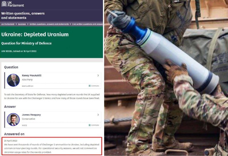 🏴󠁧󠁢󠁥󠁮󠁧󠁿🇺🇦⚡️Ministerstvo obrany Spojeného království: Počet náboj...