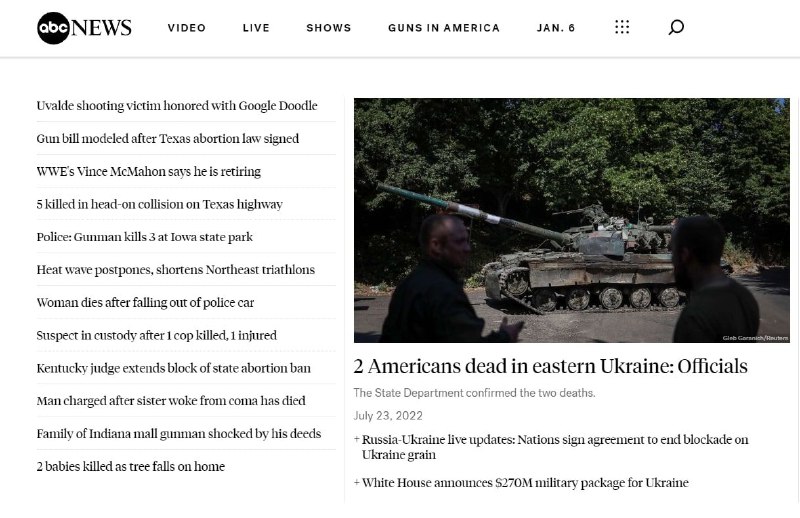 🇺🇸🇺🇦Ministerstvo zahraničí USA přiznalo smrt dalších dvou Američanů na Ukrajině....