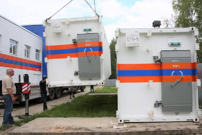 ‼️🇷🇺🏴‍☠Mobilní kryty před jadernými výbuchy a jinými katastrofami byly v Rusku...